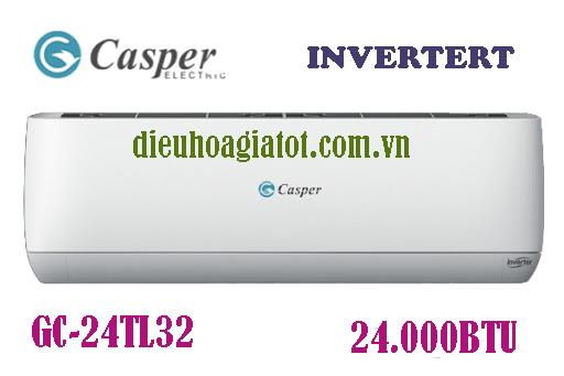 Điều hòa Casper 1 chiều Inverter 24.000BTU GC-24TL32