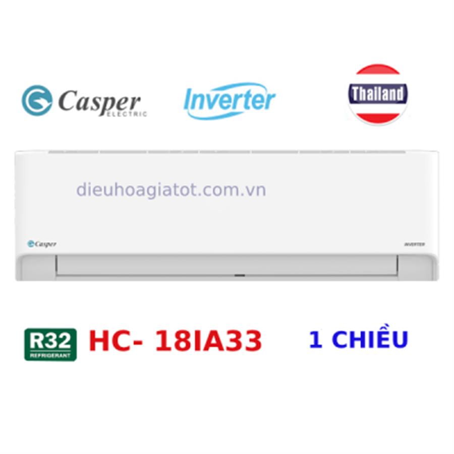 Điều hòa Casper Inverter 1 chiều 18.000BTU - HC- 18IA32